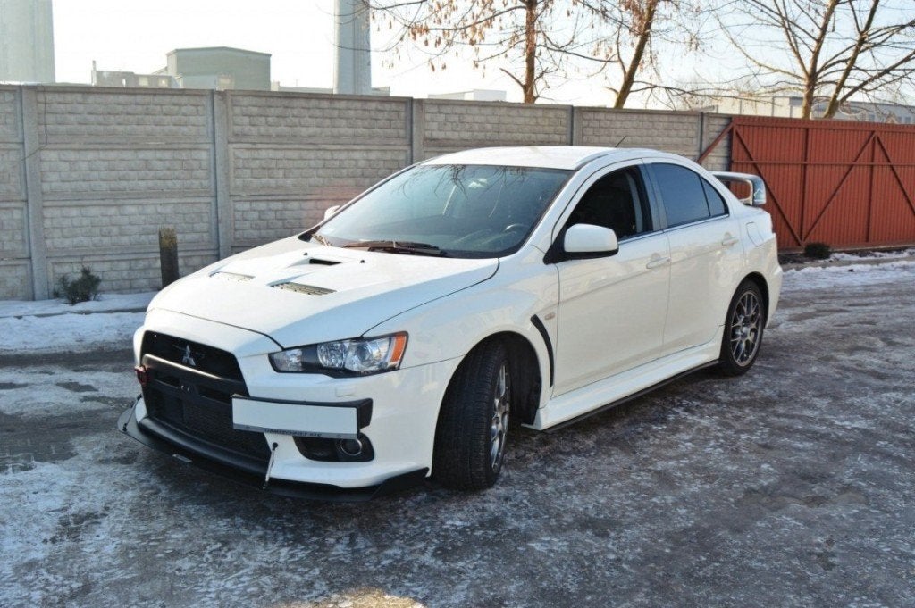 Voorlip spoiler sideskirt diffuser - Mitsubishi Evolution 10