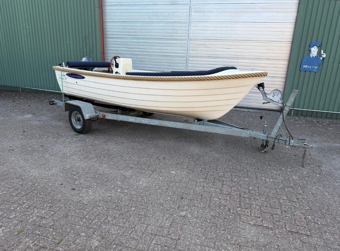 Crescent allure 15 sloep met 6pk yamaha en trailer, Watersport en Boten, Ophalen, Gebruikt, Trailer
