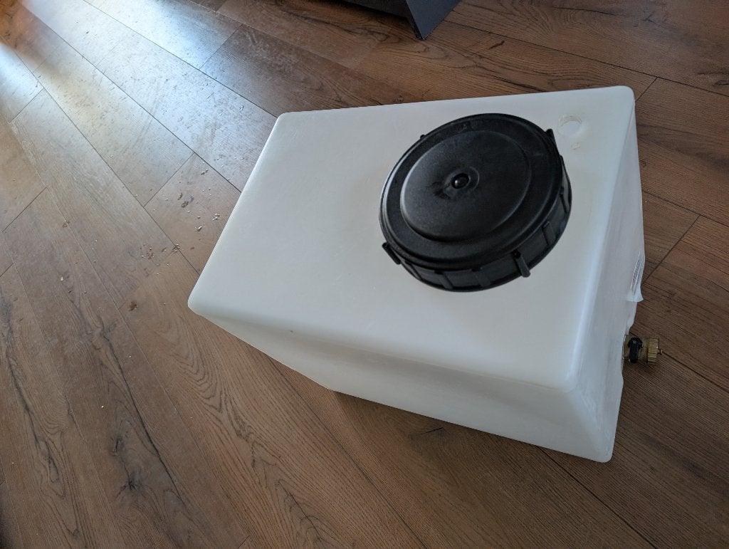 watertank, Ophalen, Zo goed als nieuw