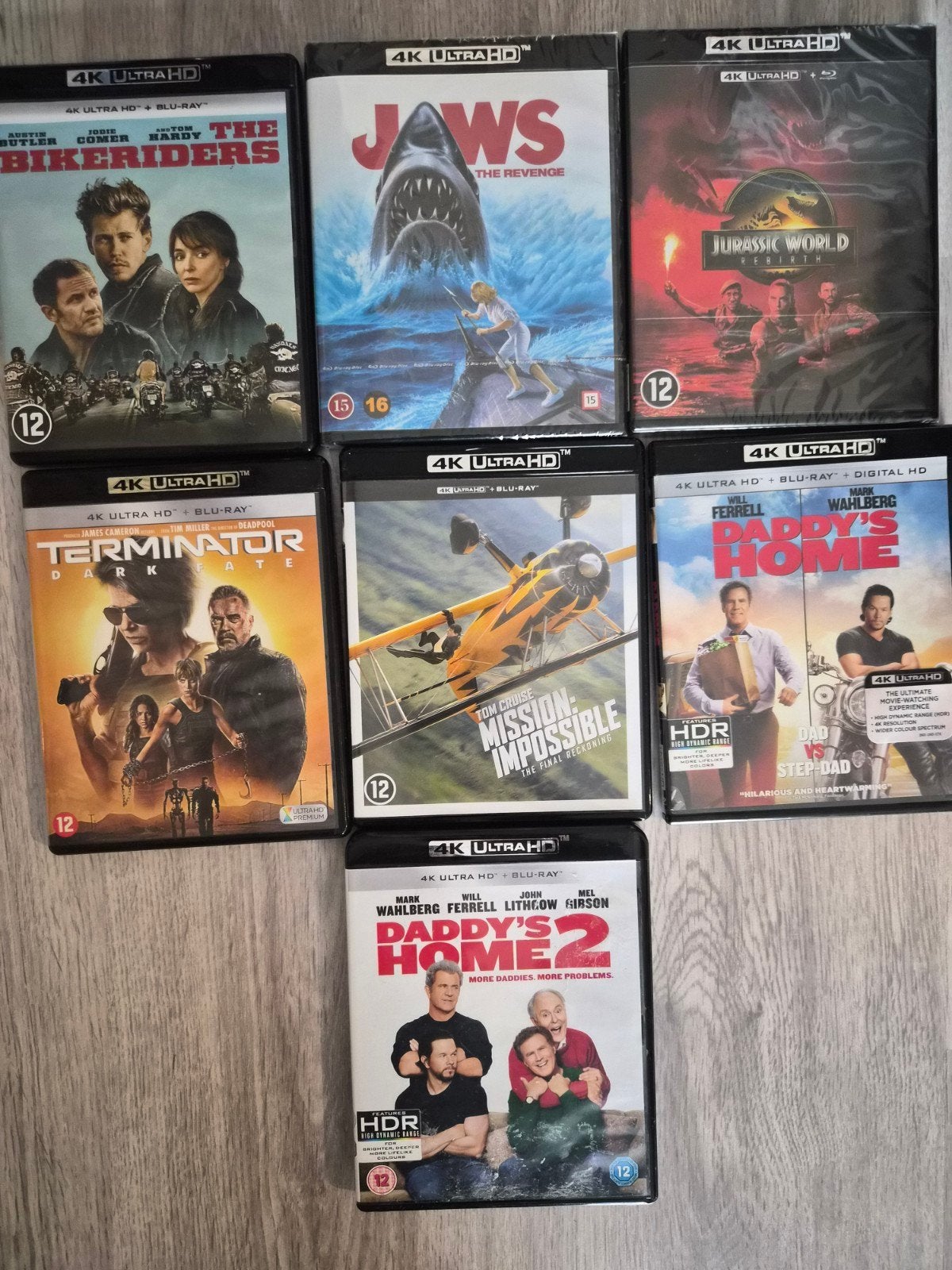 4K Ultra HD Blu-ray Filmcollectie: 7 Films, Ophalen of Verzenden, Zo goed als nieuw, Actie