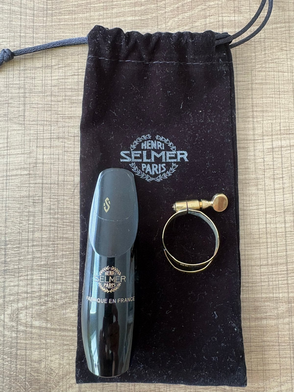 Selmer Concept mondstuk voor saxofoon met ligature en zakje, Ophalen, Zo goed als nieuw, Overige typen, Met koffer