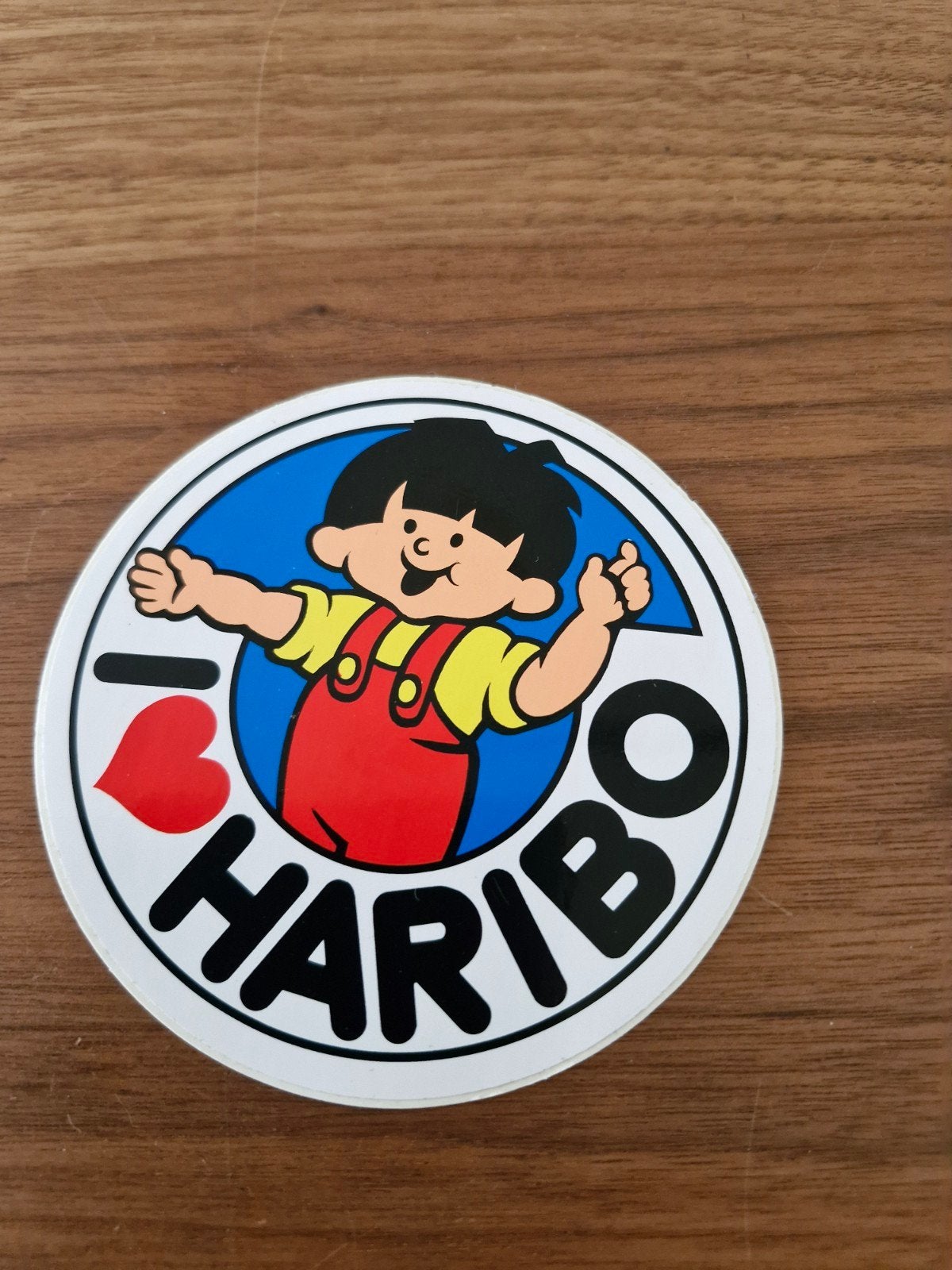 11167 Haribo sticker - 'I love Haribo' met Haribo-jongen, Ophalen of Verzenden, Nieuw, Merk