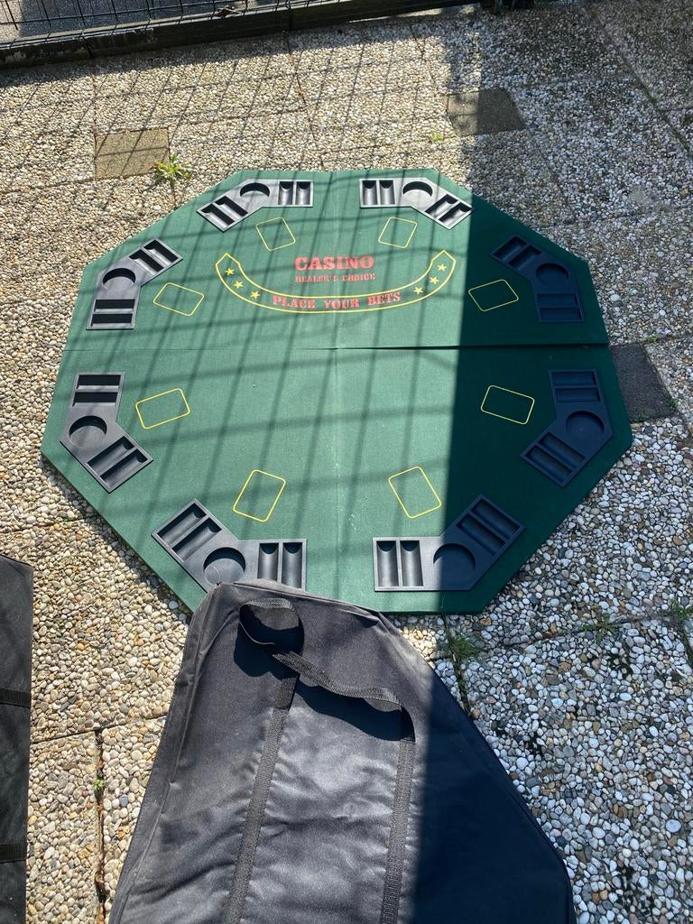 Pokertafelblad, Vijf spelers of meer, Ophalen, Gebruikt