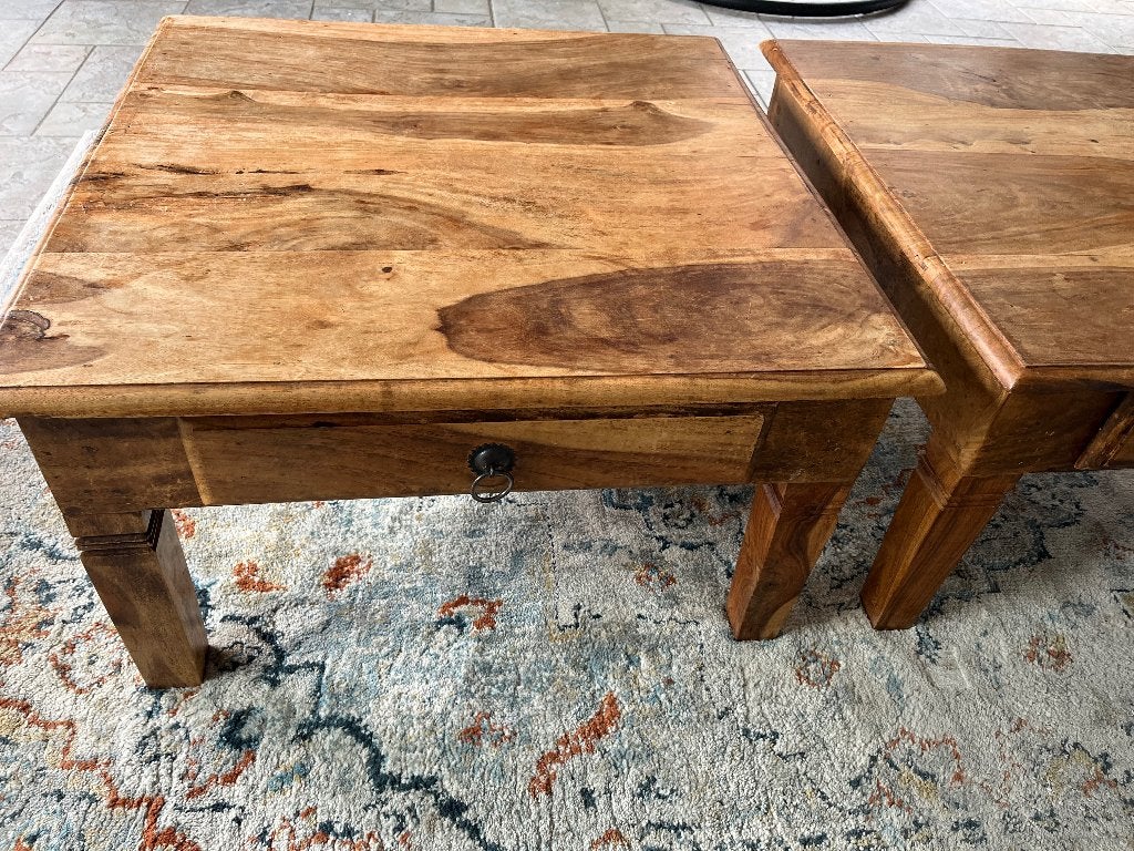 Salontafel, Ophalen, Gebruikt, 50 tot 100 cm, Vierkant