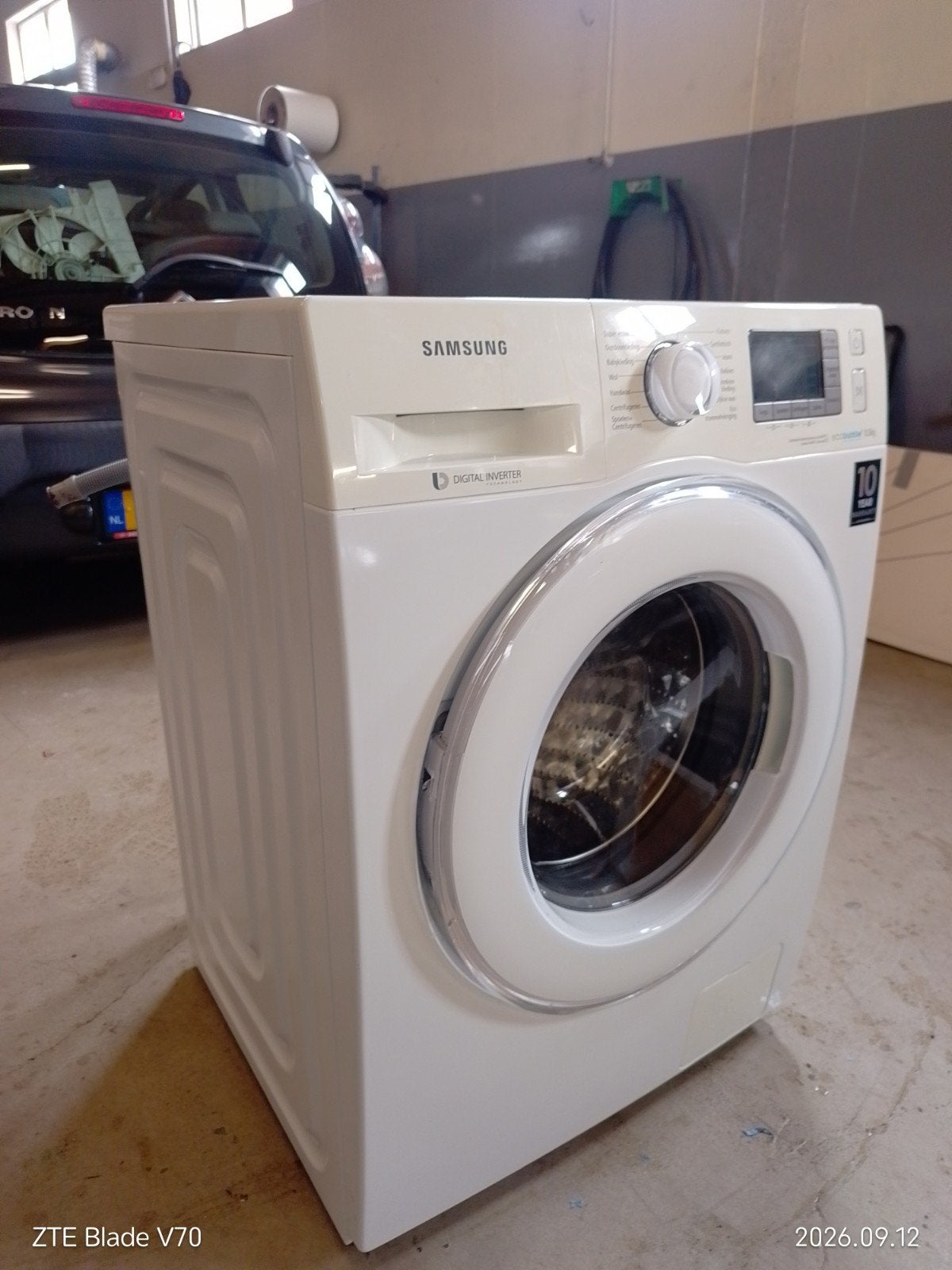 8kilo samsung Eco bubbel wasmachine, Ophalen, Gebruikt, Voorlader, Kort programma