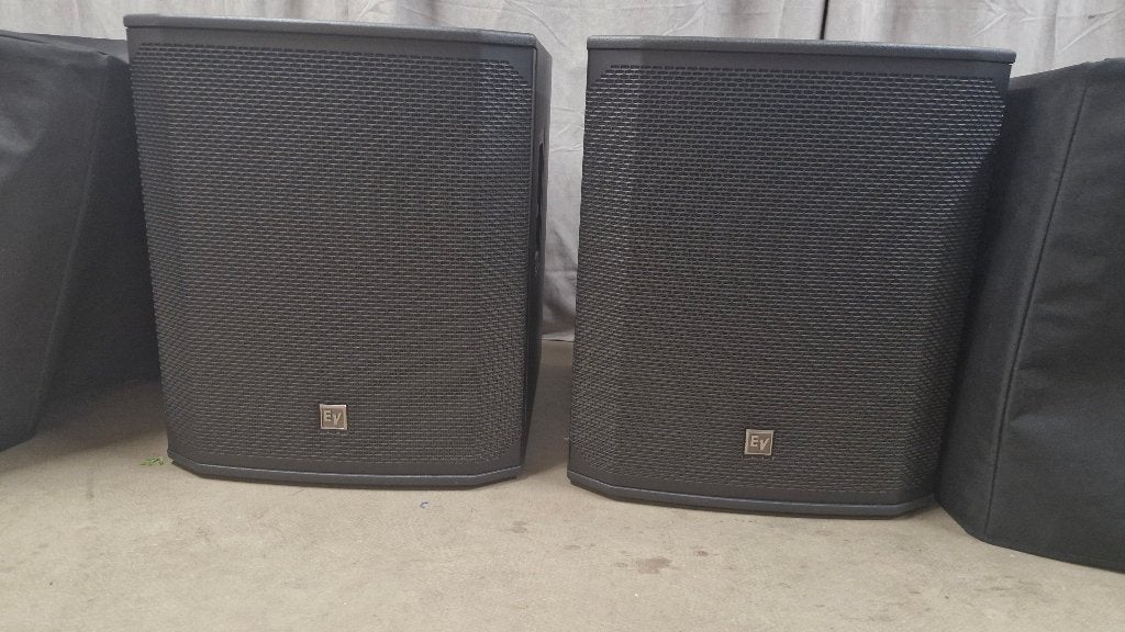 2x Electro-Voice ELX200-18SP actieve subwoofer met hoezen, Audio, Tv en Foto, Luidsprekers, Subwoofer, Zo goed als nieuw, Ophalen
