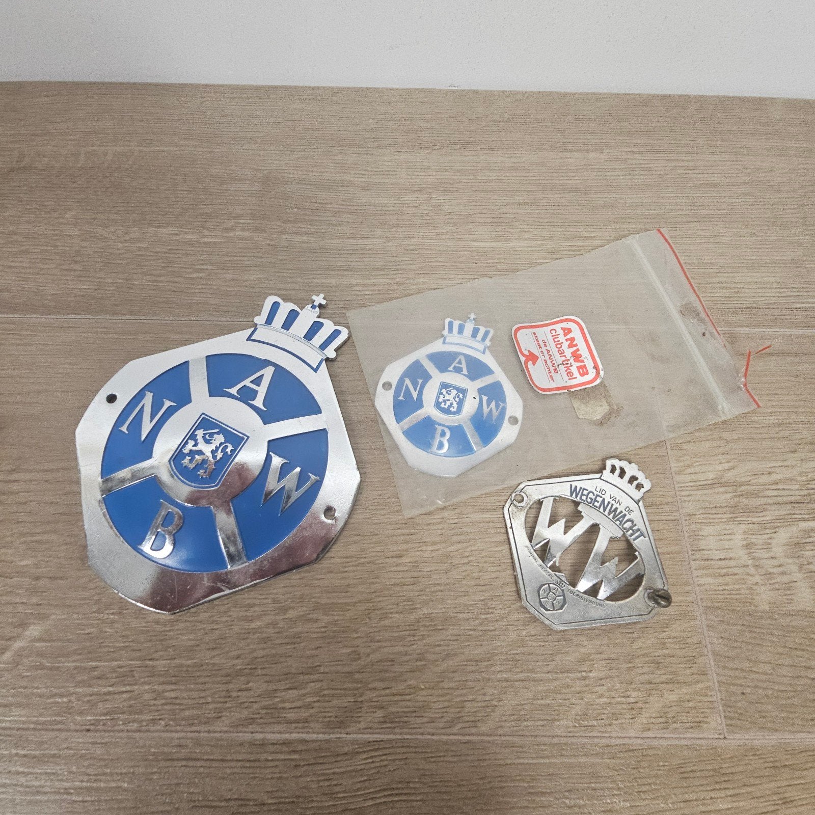ANWB en Wegenwacht Auto Emblemen - Vintage Collectie, Ophalen of Verzenden, Gebruikt