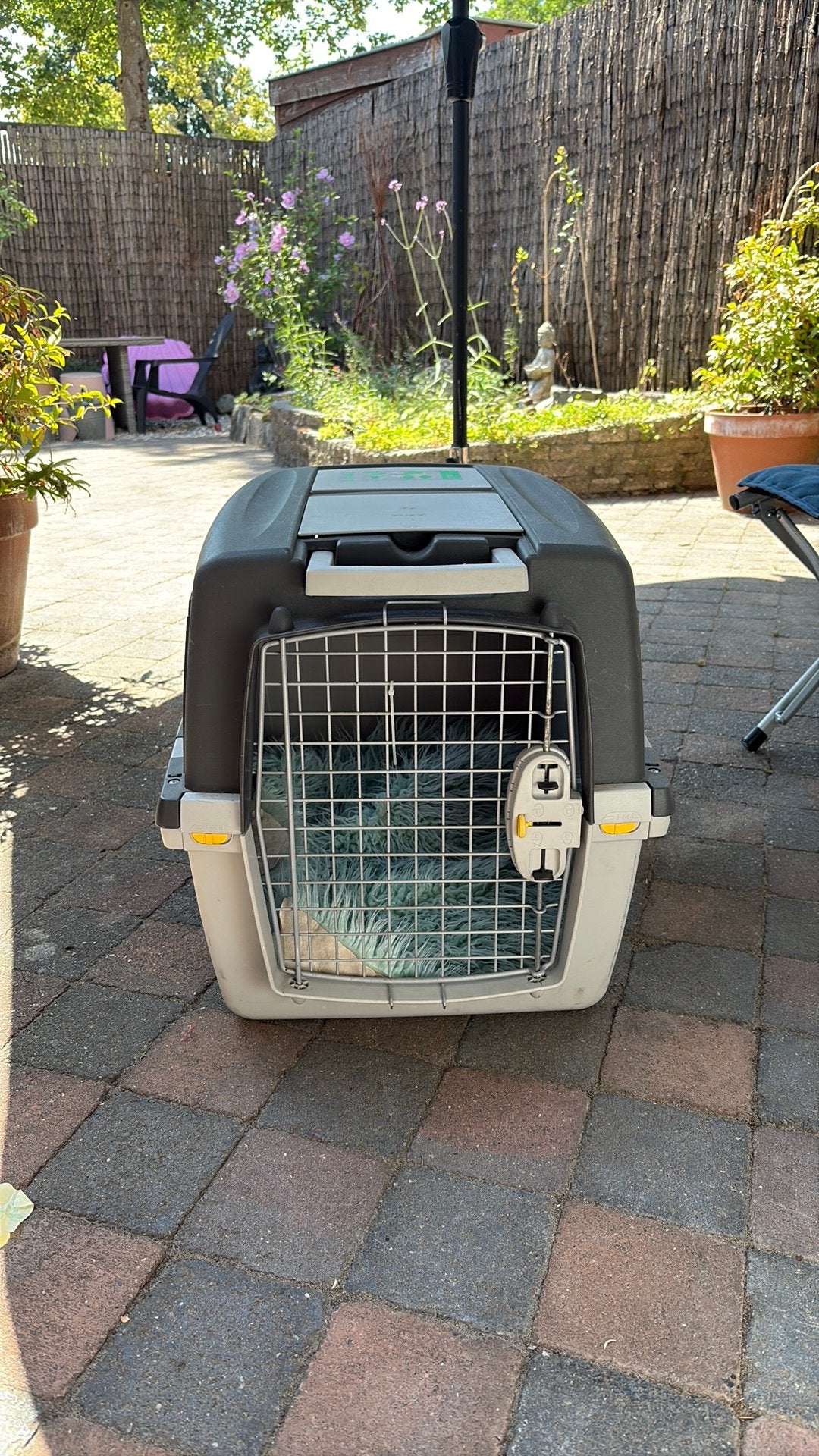 Bench , reis bench hond, Dieren en Toebehoren, Hondenhokken, Ophalen, Zo goed als nieuw, Minder dan 75 cm, Minder dan 65 cm
