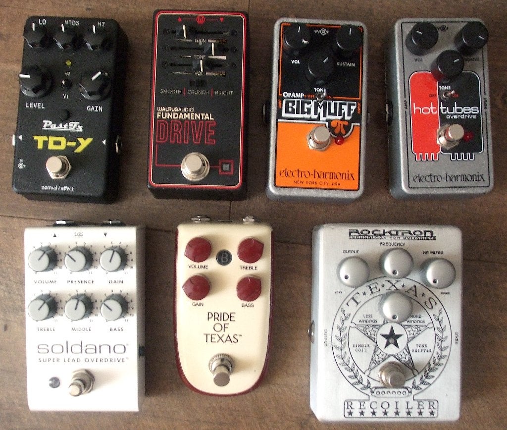 gitaar pedalen (8 stuks), Ophalen of Verzenden, Zo goed als nieuw