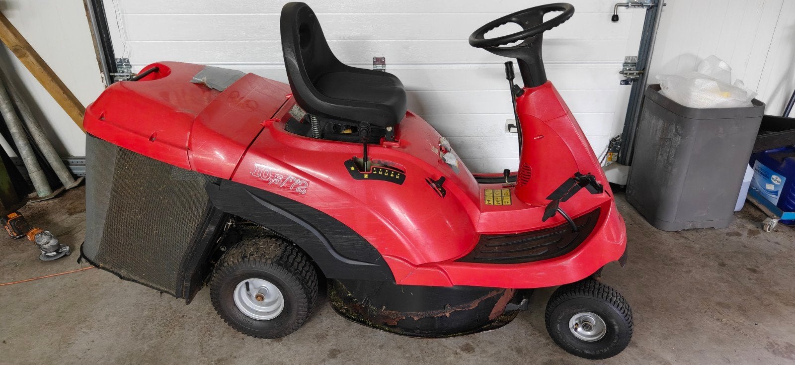 Castelgarden zitmaaier - 10.5 PK Briggs & Stratton, Gebruikt, Ophalen of Verzenden, Benzine-grasmaaier, 50 cm of meer