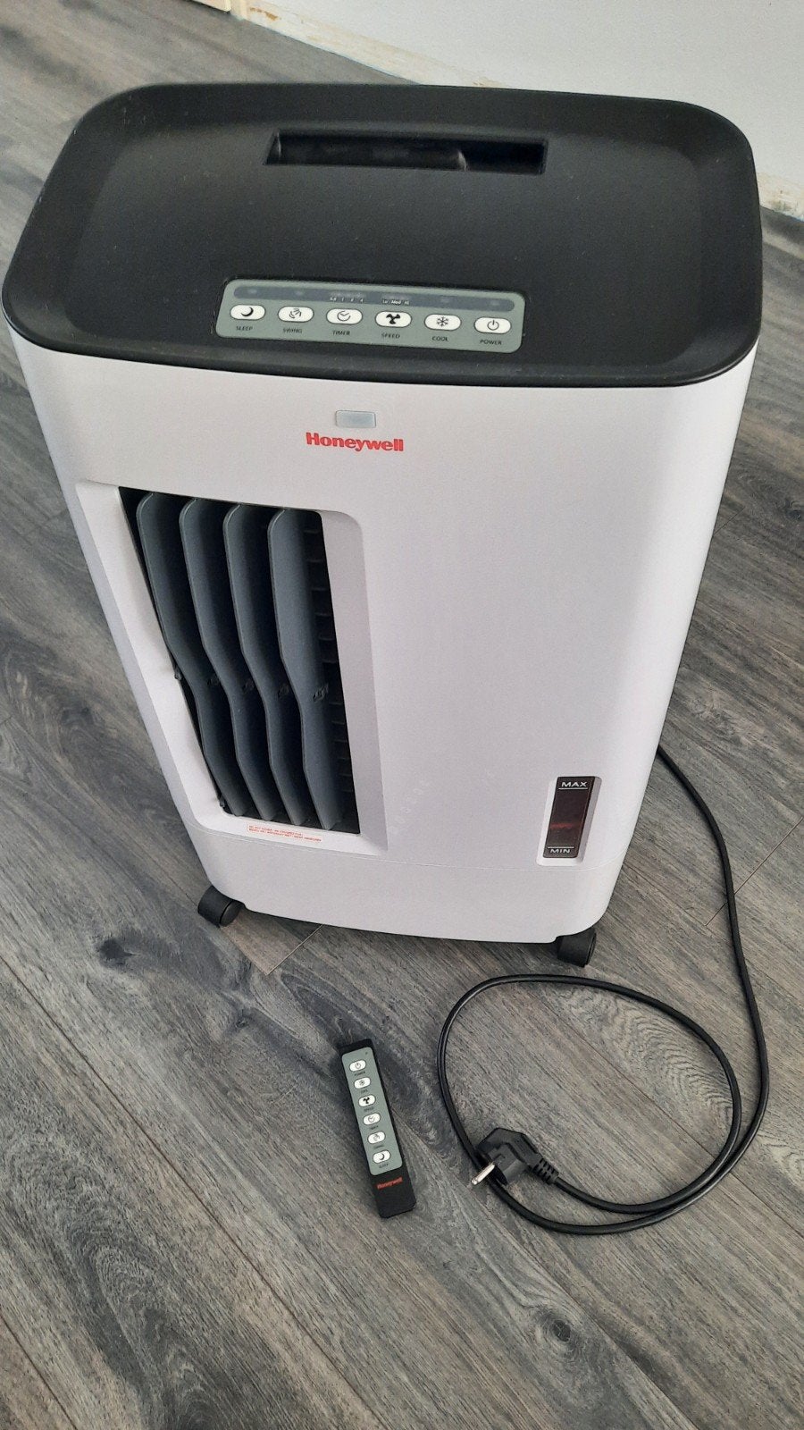 Honeywell Luchtkoeler Aircooler Ventilator CS071AE, Ophalen of Verzenden, Ventilator met afstandsbediening, Zo goed als nieuw
