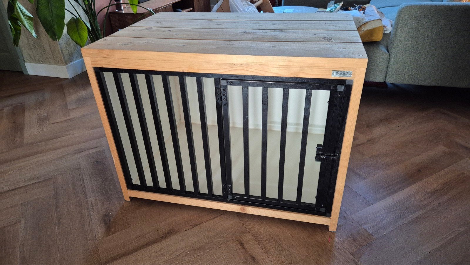 Prachtige houten Bench 100x70x65, Dieren en Toebehoren, Ophalen