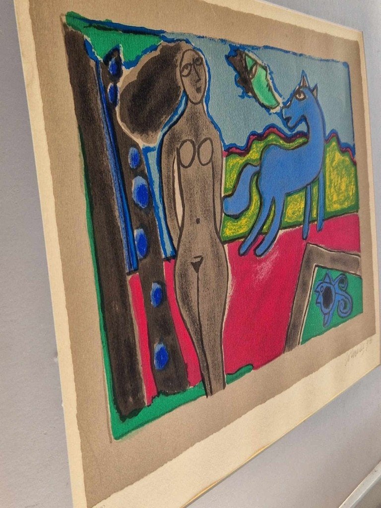 Corneille: Zeefdruk - Portrait d' un ete 1998, Gelimiteerde oplage, Ophalen, Zeefdruk