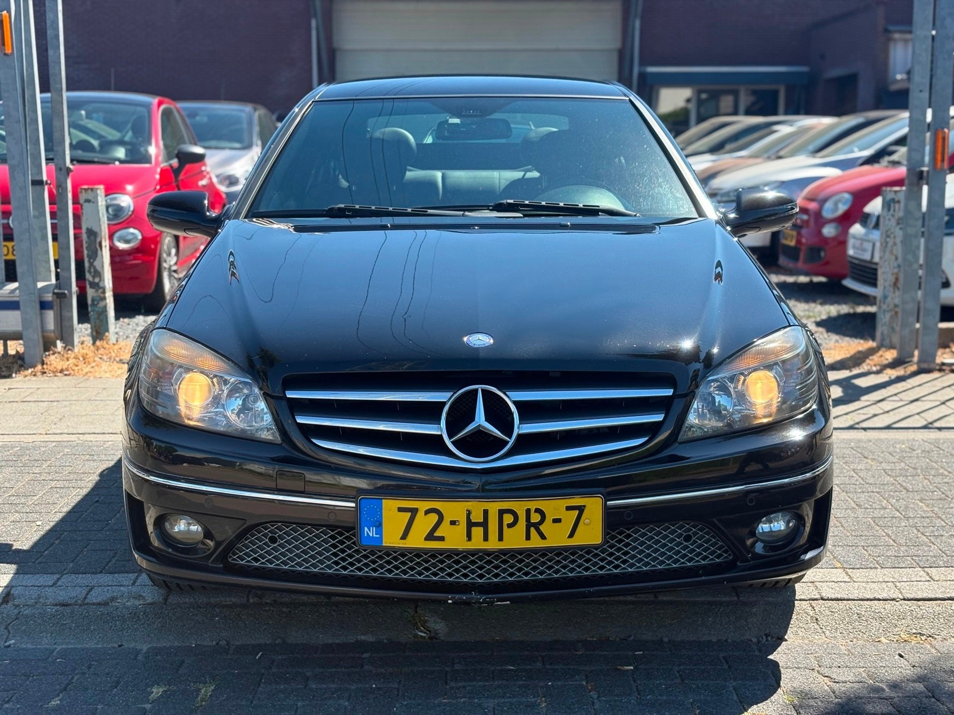 Mercedes-Benz CLC-klasse 180 K. Prestige | Airco | 16” LMV, Auto's, Achterwielaandrijving, Gebruikt, 4 stoelen, Zwart