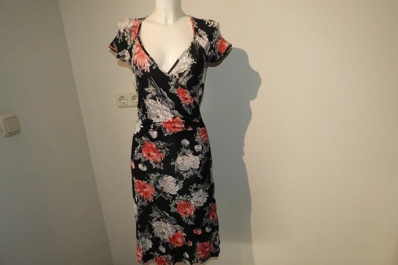 King Louie stretch jurk bloemen corsage print kleur S