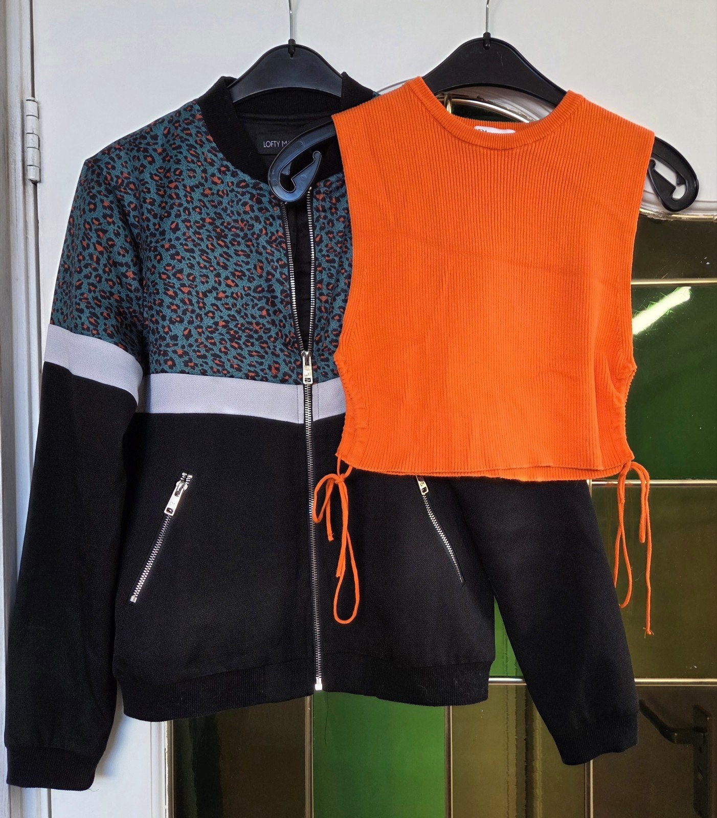 Lofty Manner bomberjack & Zara crop top -S-, Ophalen of Verzenden, Zo goed als nieuw, Maat 36 (S)