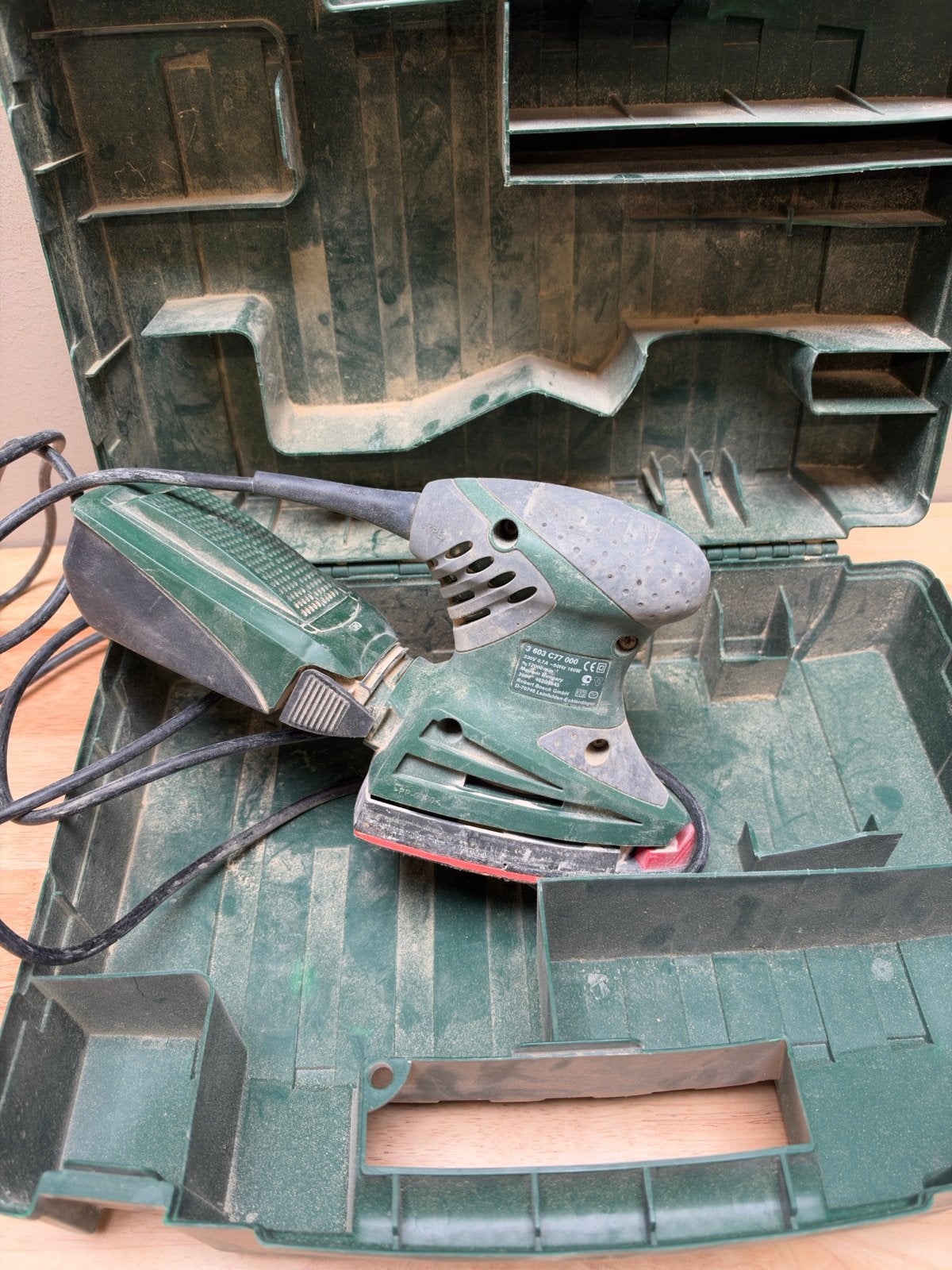 Bosch PSM 160 A Multischuurmachine met koffer, Ophalen of Verzenden, Gebruikt, Minder dan 600 watt, Overige typen
