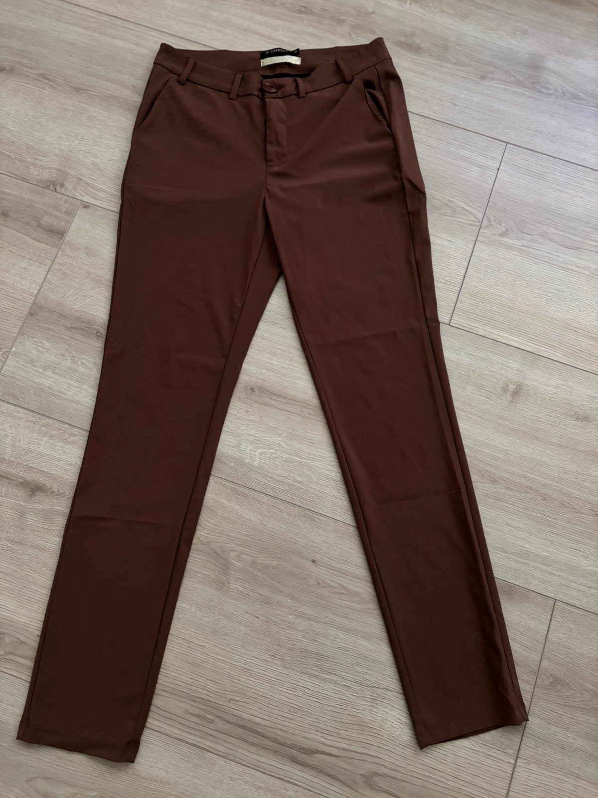 Broek M, Kleding | Dames, Ophalen of Verzenden, Zo goed als nieuw, Bruin, Lang