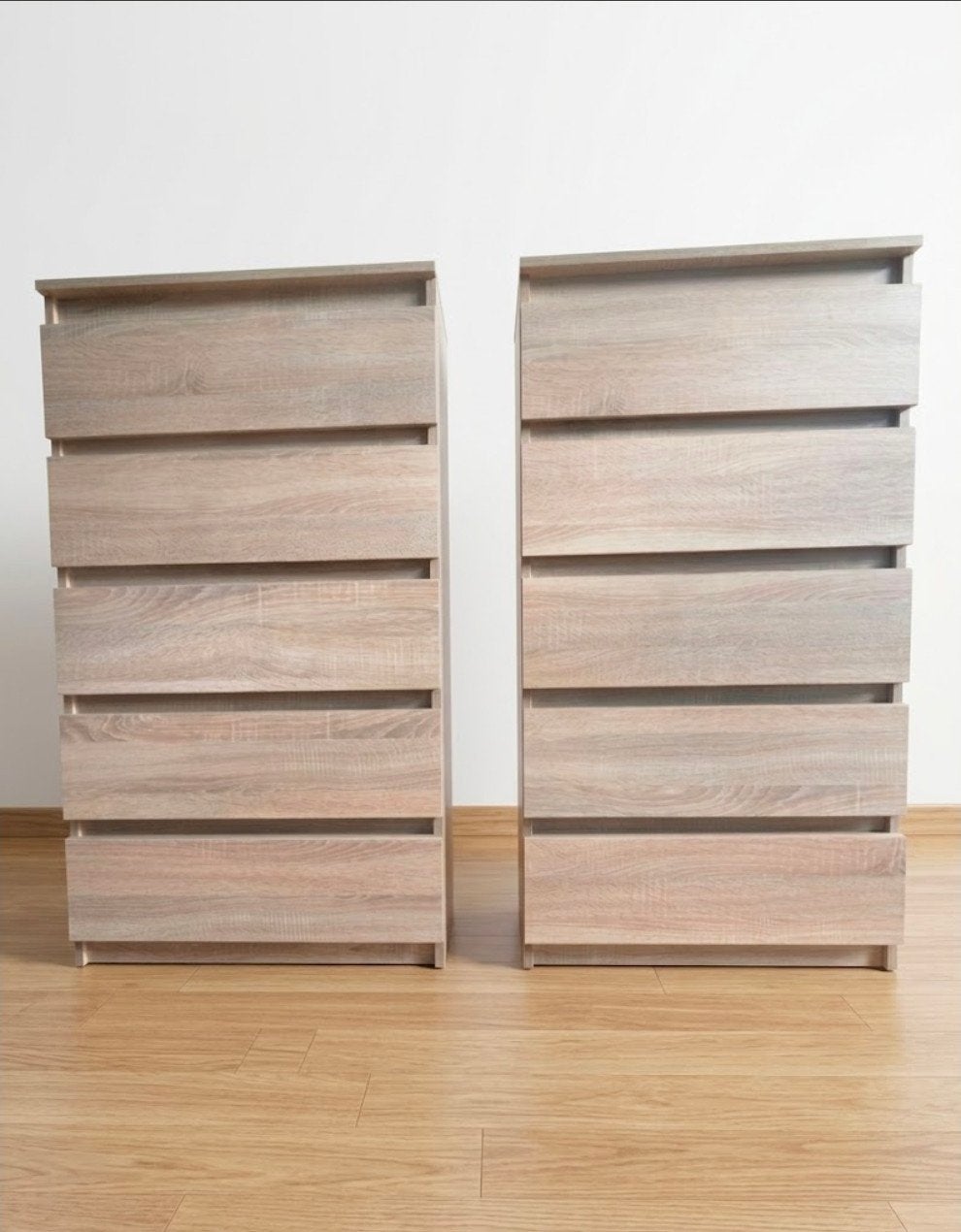 2 ladekasten (120 x 70) x2, Huis en Inrichting, Ophalen, 5 laden of meer, 100 tot 150 cm, Eikenhout