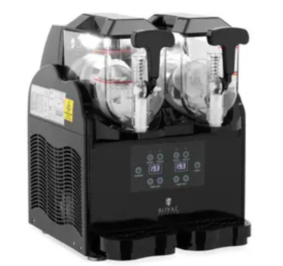 Royal Catering Slushmachine (2 x 3 Liter) – Slechts 1x gebr, Ophalen, Zo goed als nieuw