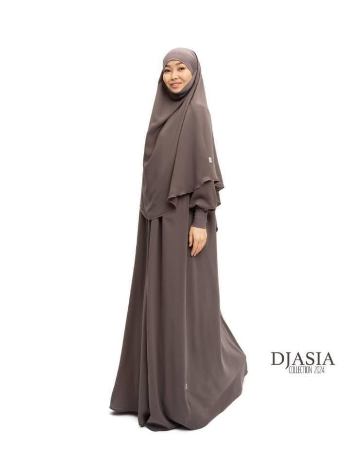 Set khimar met abaya line A, khimaar, jilbab, jalaba, hijab, Kleding | Dames, Ophalen of Verzenden, Zo goed als nieuw, Onder de knie