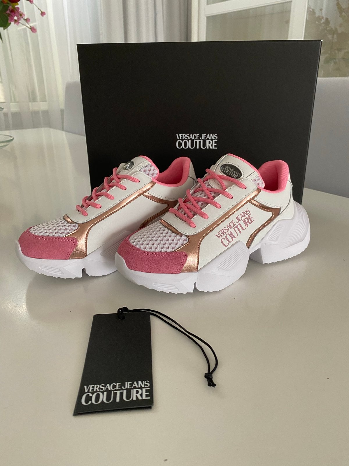 Versace Jeans Couture Sneakers maat 36 - Nieuw in doos, Kleding | Dames, Schoenen, Ophalen, Nieuw, Wit, Sneakers of Gympen