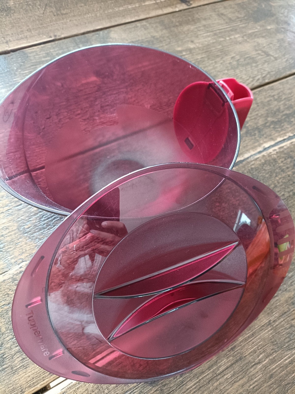 Tupperware Microcook 1,5 liter - Rood, Huis en Inrichting, Ophalen of Verzenden, Rood