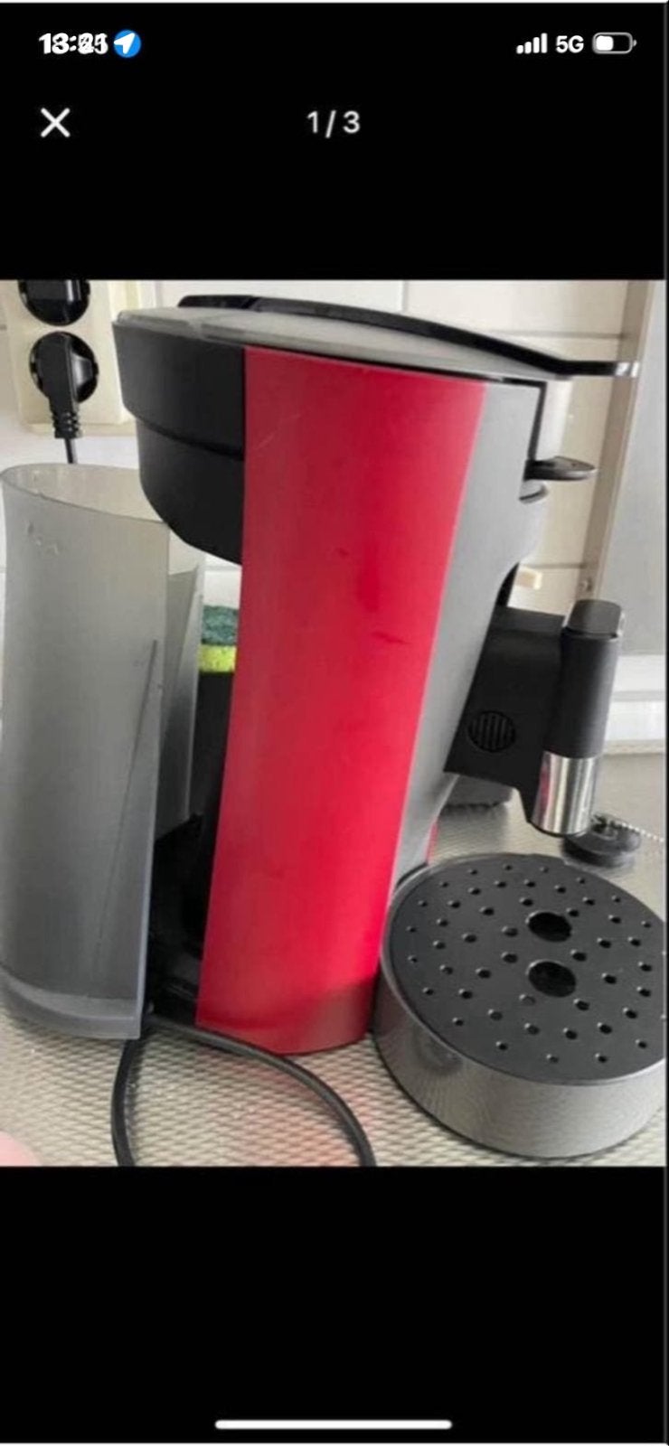 Senseo Quadrante HD7860/80 Koffiepadapparaat Rood, Witgoed en Apparatuur, Koffiezetapparaten, Gebruikt, Koffiepads en cups, Koffiemachine