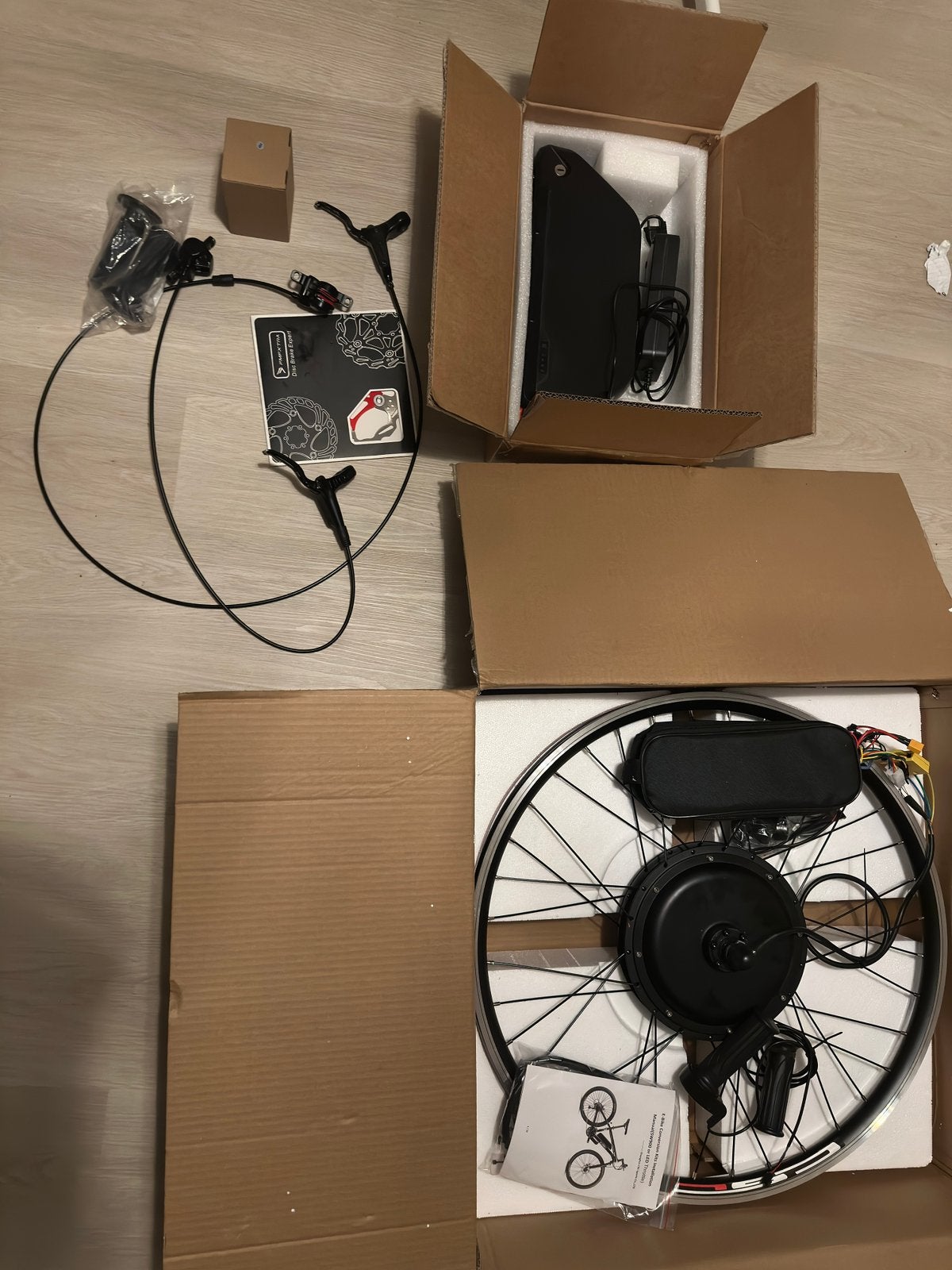 48V 1500W 29” Rear Conversion Kit + 48V 25Ah Accu, Ophalen, Nieuw