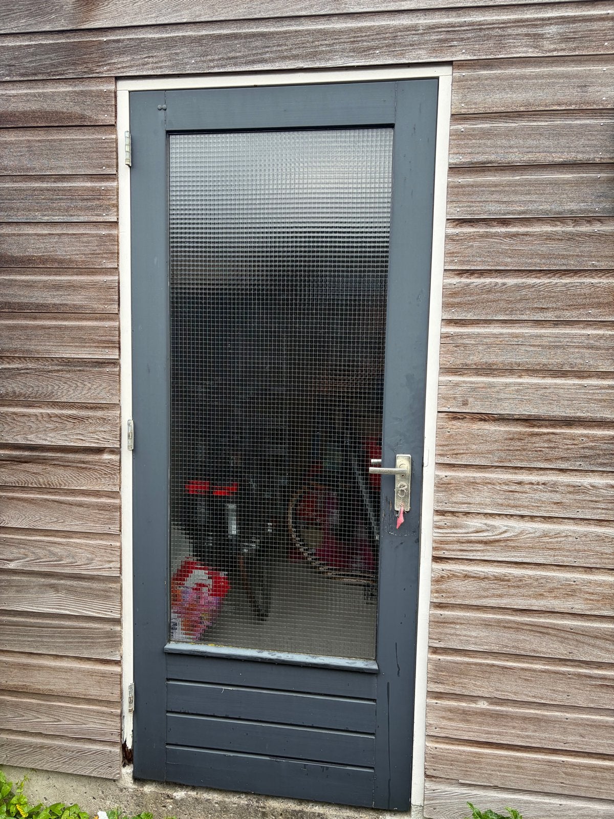 Schuurdeur met glas 88x211,5cm - Gebruikt, Ophalen, Gebruikt, 80 tot 100 cm, Overige typen