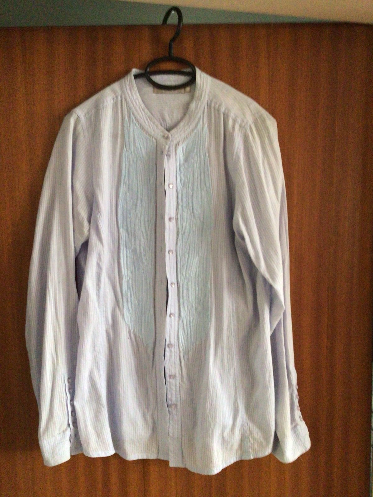 Blouse merk Gustav maat 38 licht blauw, Ophalen of Verzenden, Gedragen, Maat 38/40 (M)