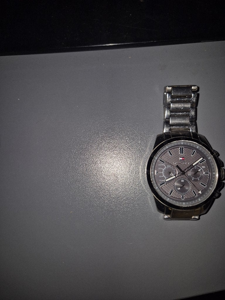 Tommy hilfiger horloge, Staal, Staal, Polshorloge, Zo goed als nieuw