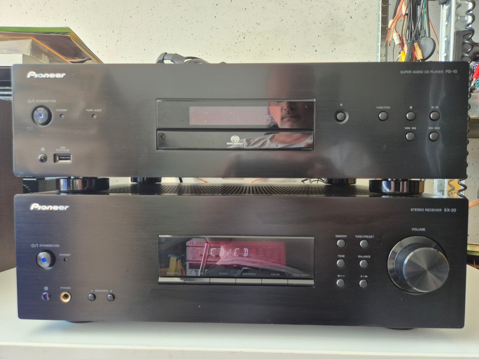 Pioneer SX-20 receiver + PD-10 SACD speler, Audio, Tv en Foto, Stereo-sets, Zo goed als nieuw, Pioneer, Tuner of Radio, Losse componenten