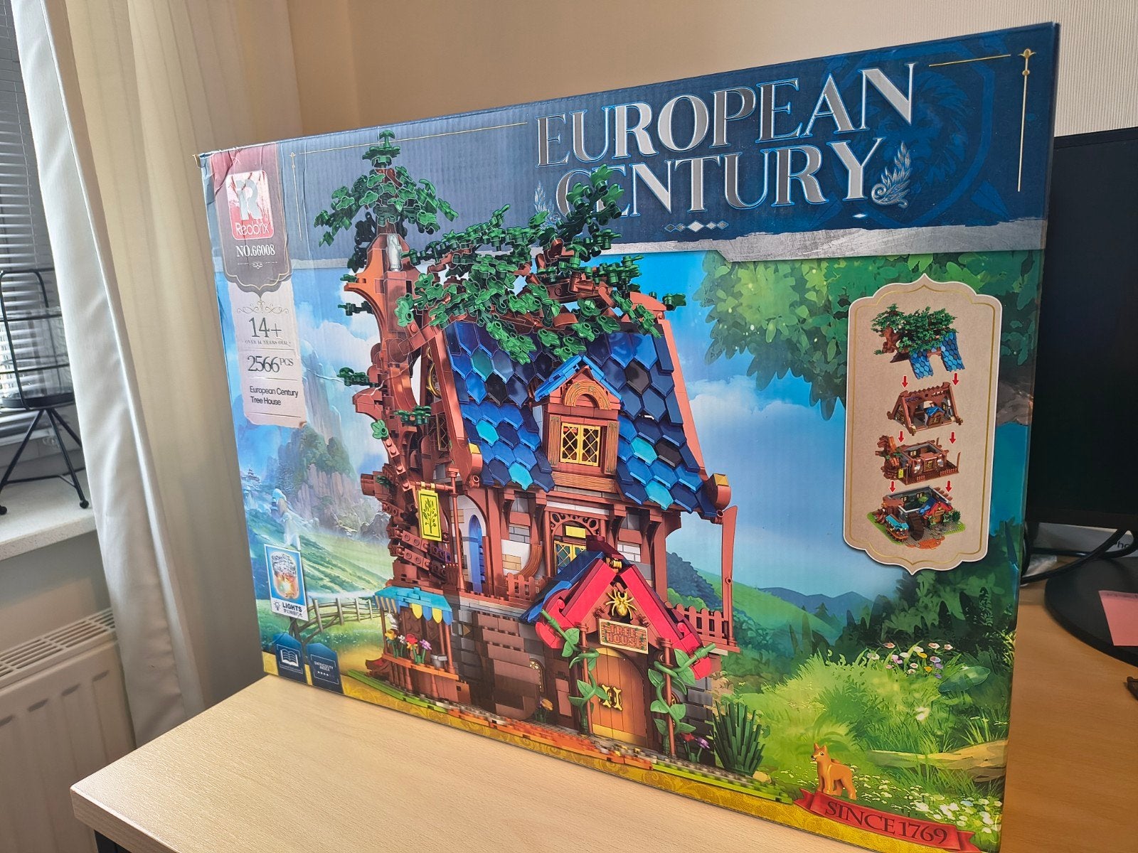Reobrix 66008 European Century Tree House Bouwset (2566 stuk, Ophalen of Verzenden, Nieuw, Overige merken