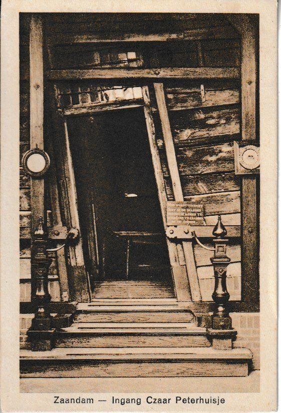 ZAANDAM - INGANG CZAAR PETERHUISJE, Ophalen of Verzenden, 1920 tot 1940, Ongelopen, Noord-Holland