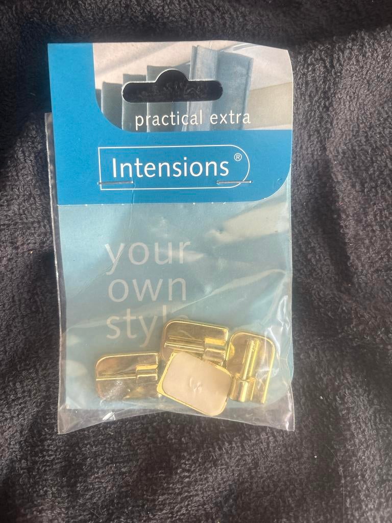 Intensions Gordijn Clips / Gordijnklemmen - Goudkleurig, Ophalen of Verzenden, Nieuw, Overige kleuren