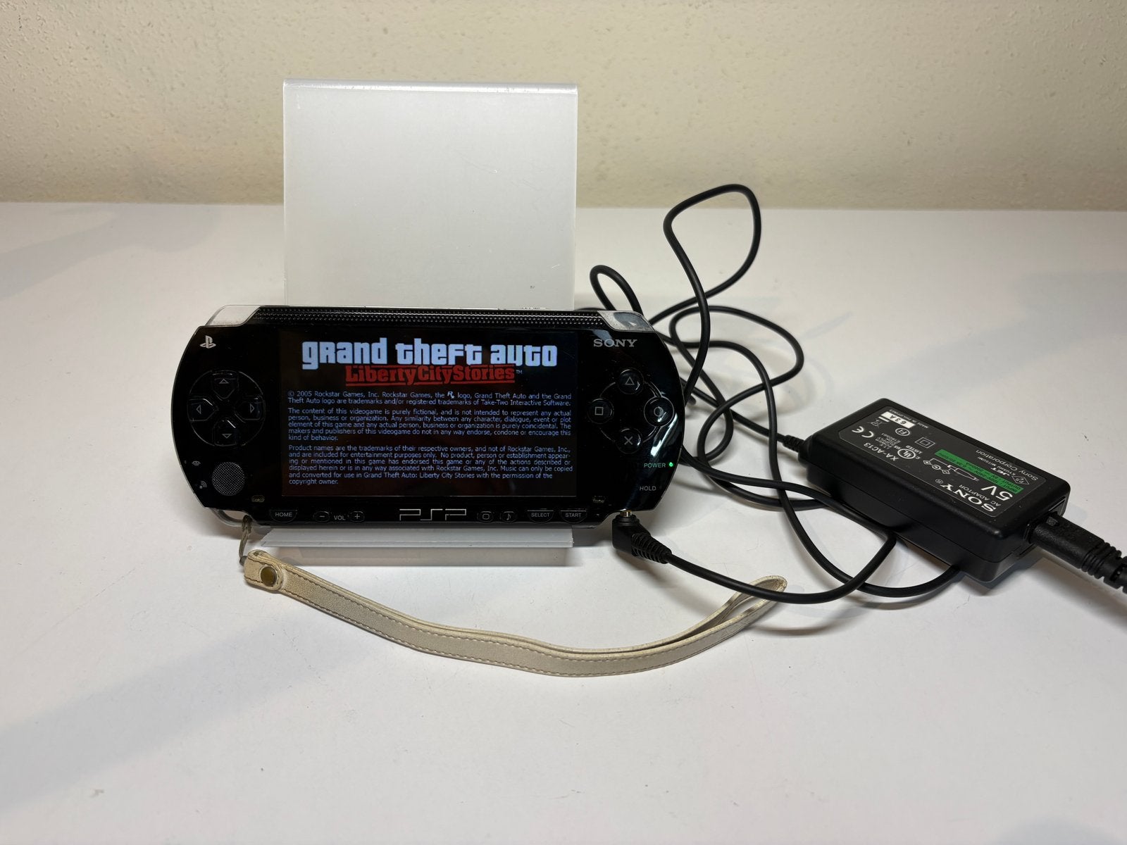 Sony PSP met Grand Theft Auto: Liberty City Stories, Zwart, Ophalen of Verzenden, PSP, Gebruikt