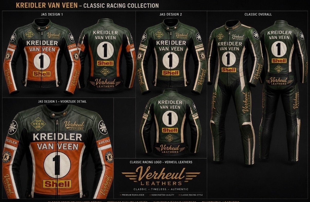 Van Veen Kreidler Brommerrace Kleding Collectie Verheulleath, Ophalen of Verzenden, Nieuw