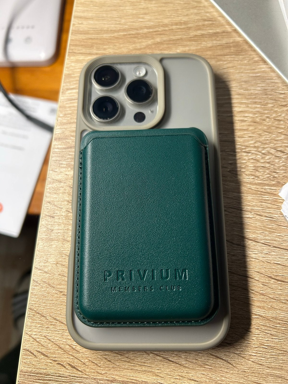 Magsafe Wallet voor iPhone met magnetische ring - Privium, MagSafe, Kaarthouder, Overige merken, Nieuw