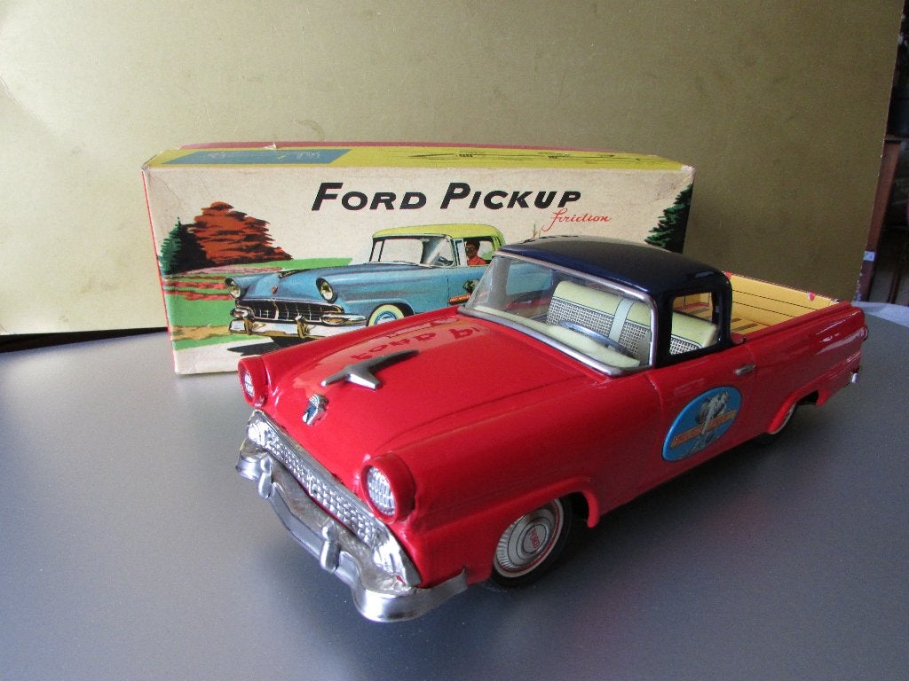 BANDAI 1956 Ford pickup, 30 cm, MINT in mint box!, Ophalen of Verzenden
