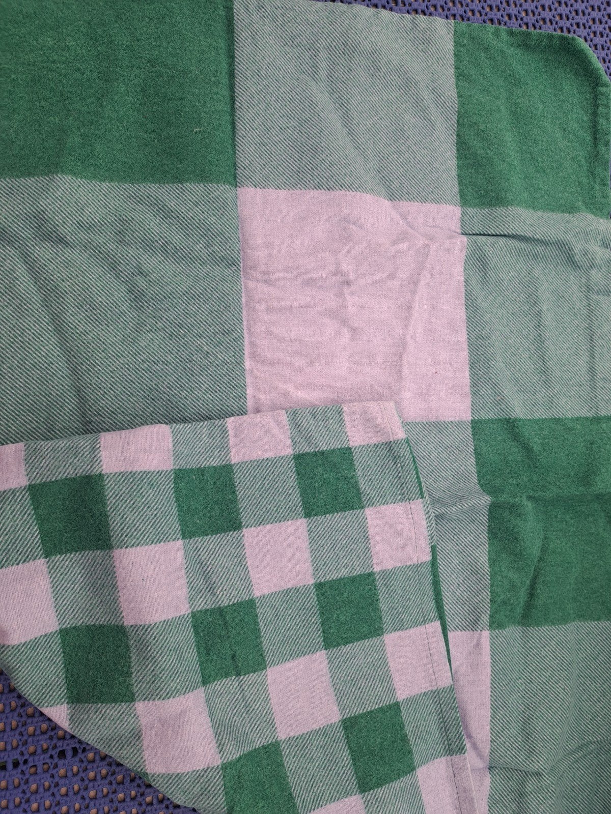 Hema flanellen dekbedovertrek 240x200/220cm geruit, Ophalen of Verzenden