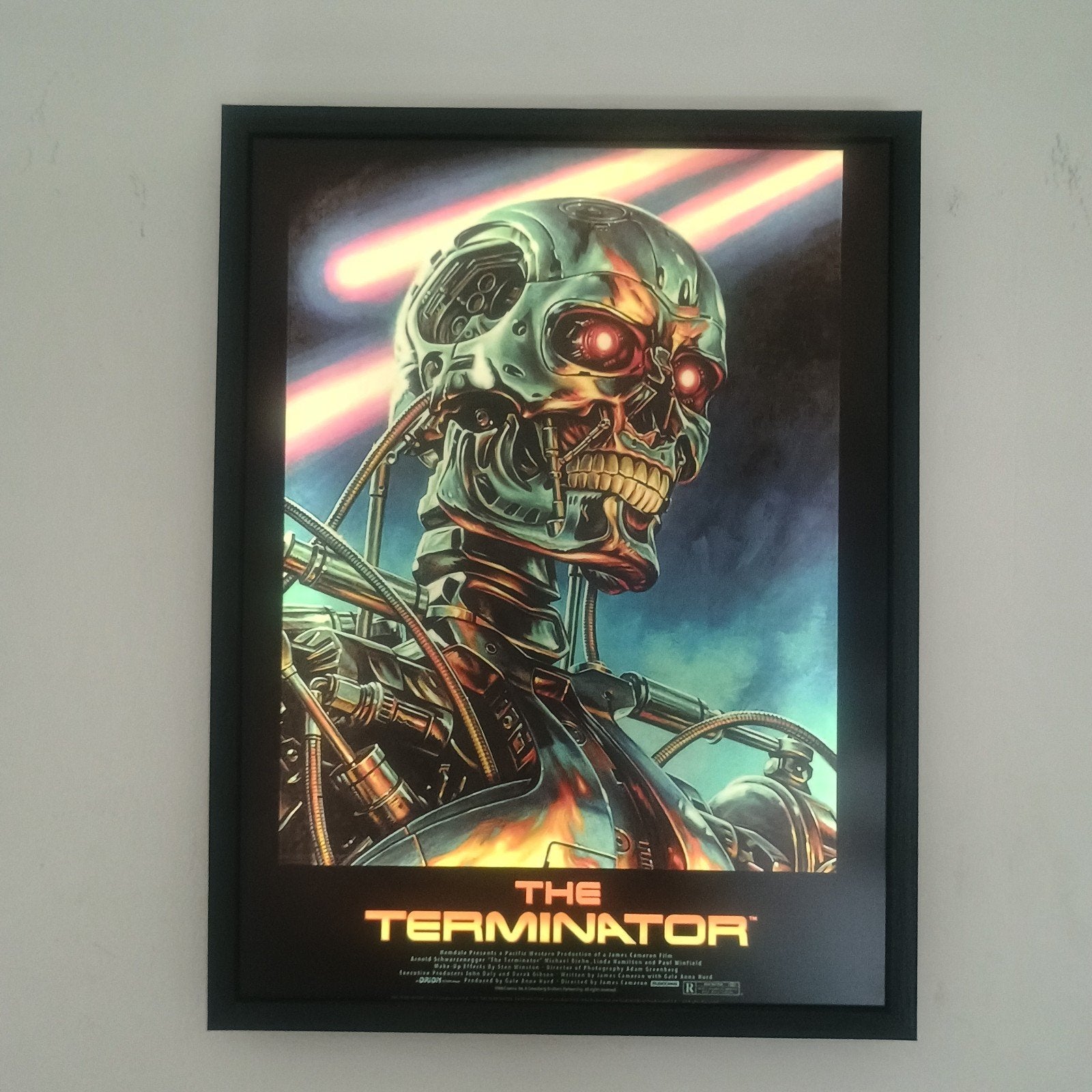 Terminator Filmposter Lightbox, Verzamelen, Film en Tv, Verzenden, Poster