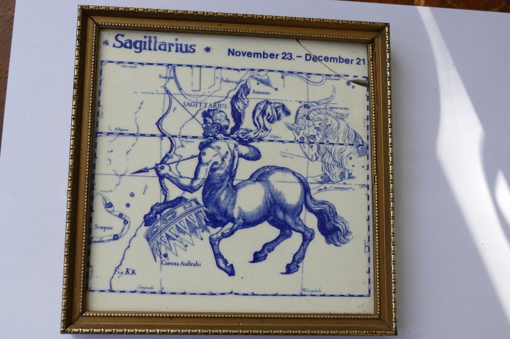 tegel sagittarius (boogschutter), Ophalen of Verzenden