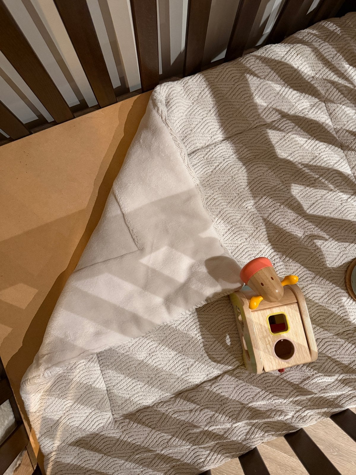 Zacht boxkleed wit/crème, Ophalen of Verzenden, Gebruikt