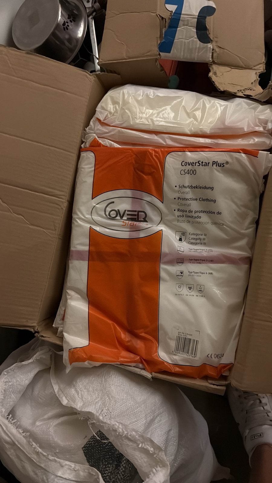Sanerings overalls, Ophalen, Nieuw