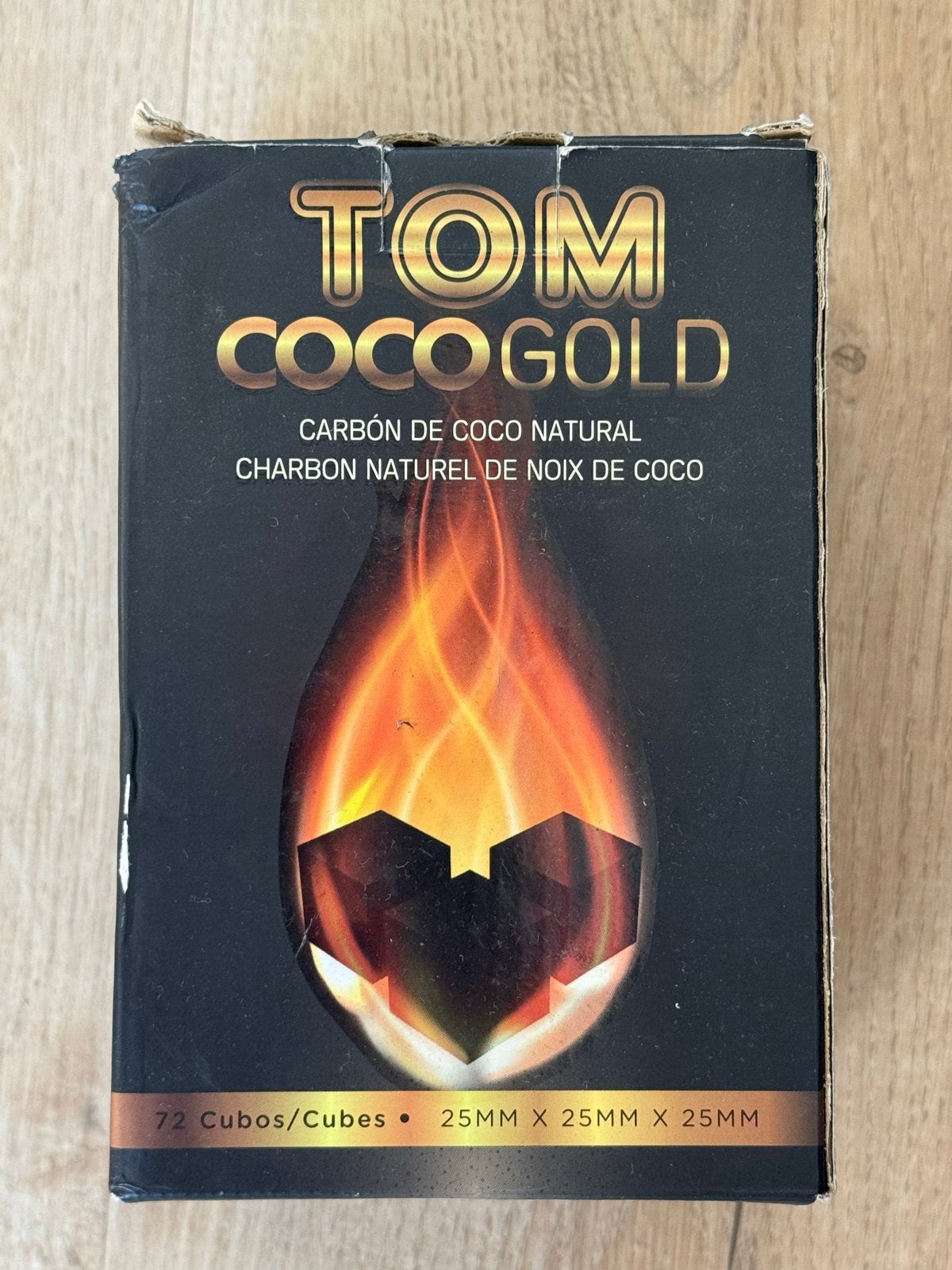 Tom CocoGold Shisha Kolen - Bijna Volle Doos, Ophalen, Zo goed als nieuw