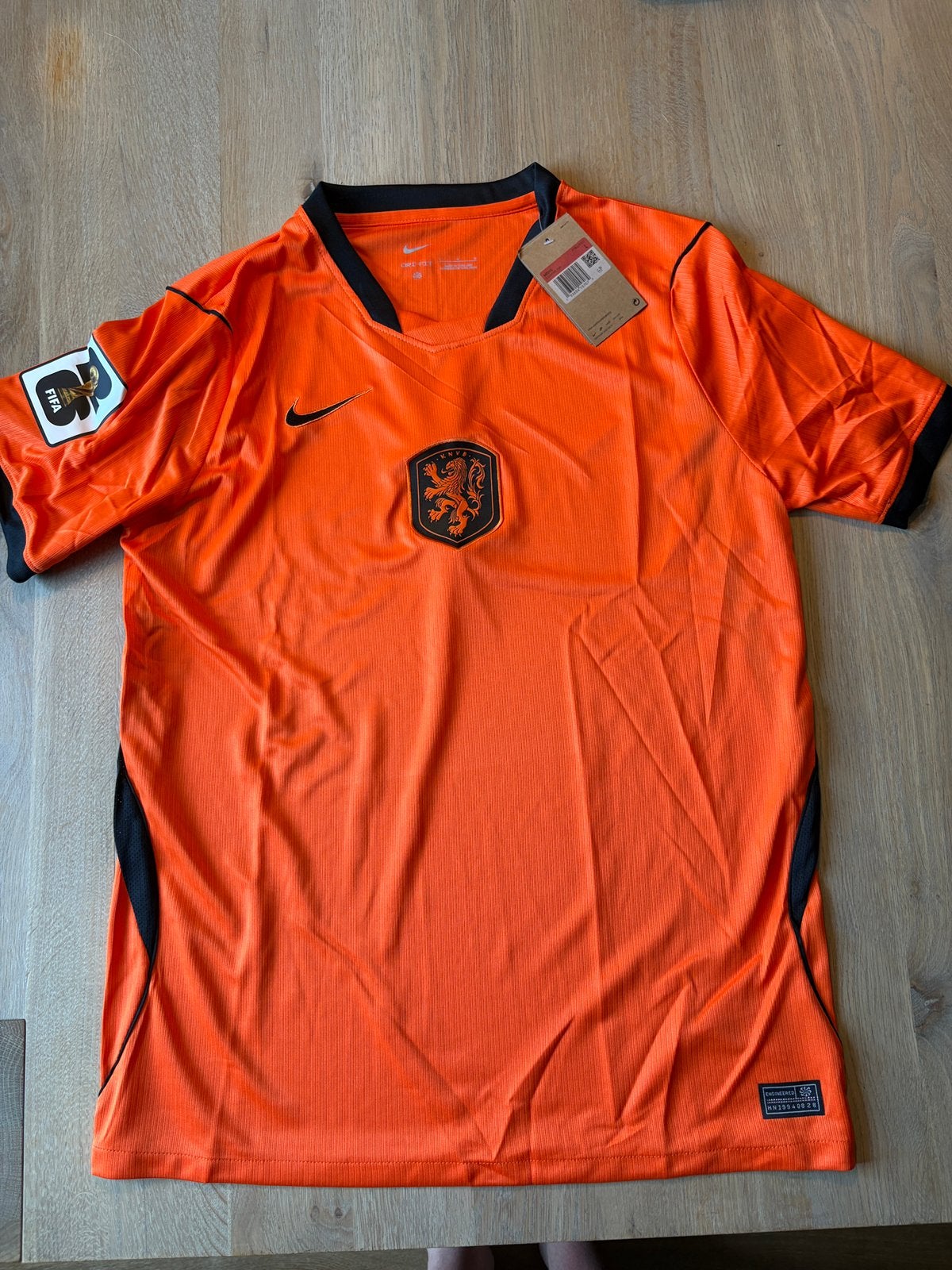 Nederlands elftal oranje Nederland maat L voetbalshirt WK, Maat 52/54 (L), Nieuw, Oranje, Ophalen of Verzenden