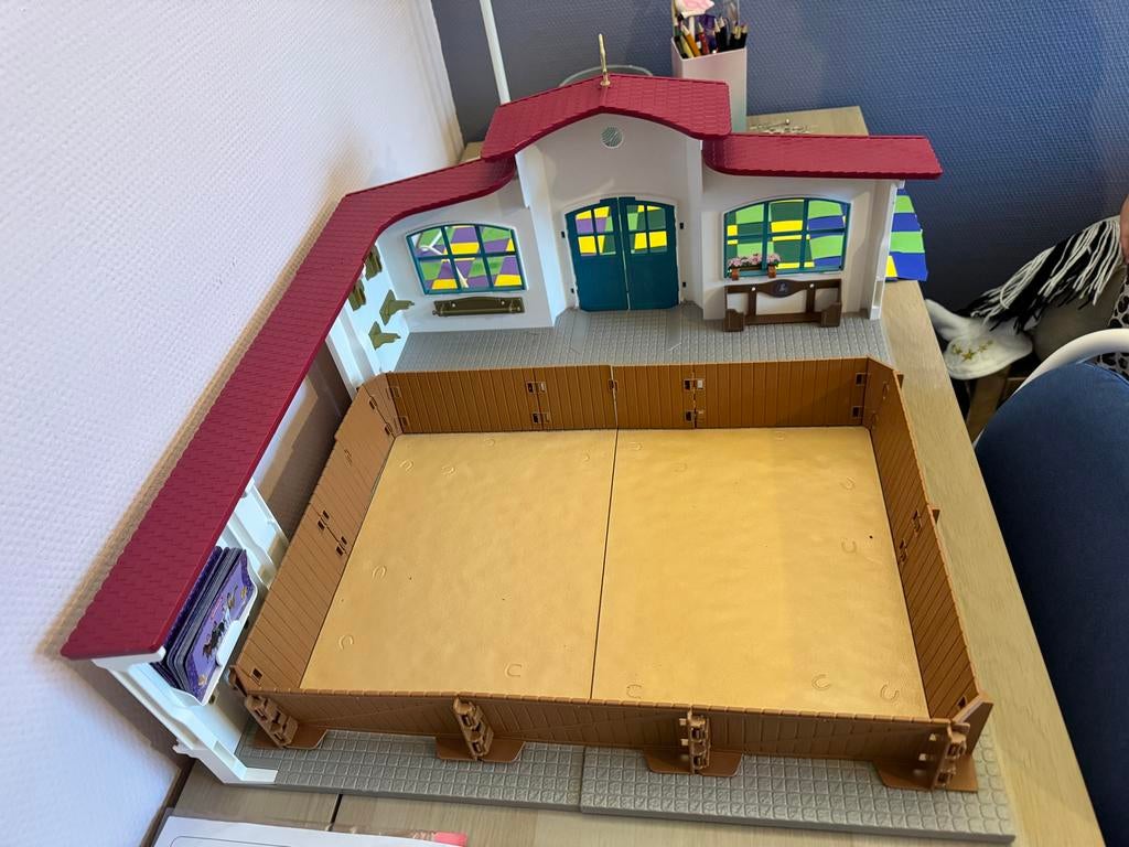 Schleich manege met rijbak, Ophalen of Verzenden, Zo goed als nieuw, Jongen of Meisje