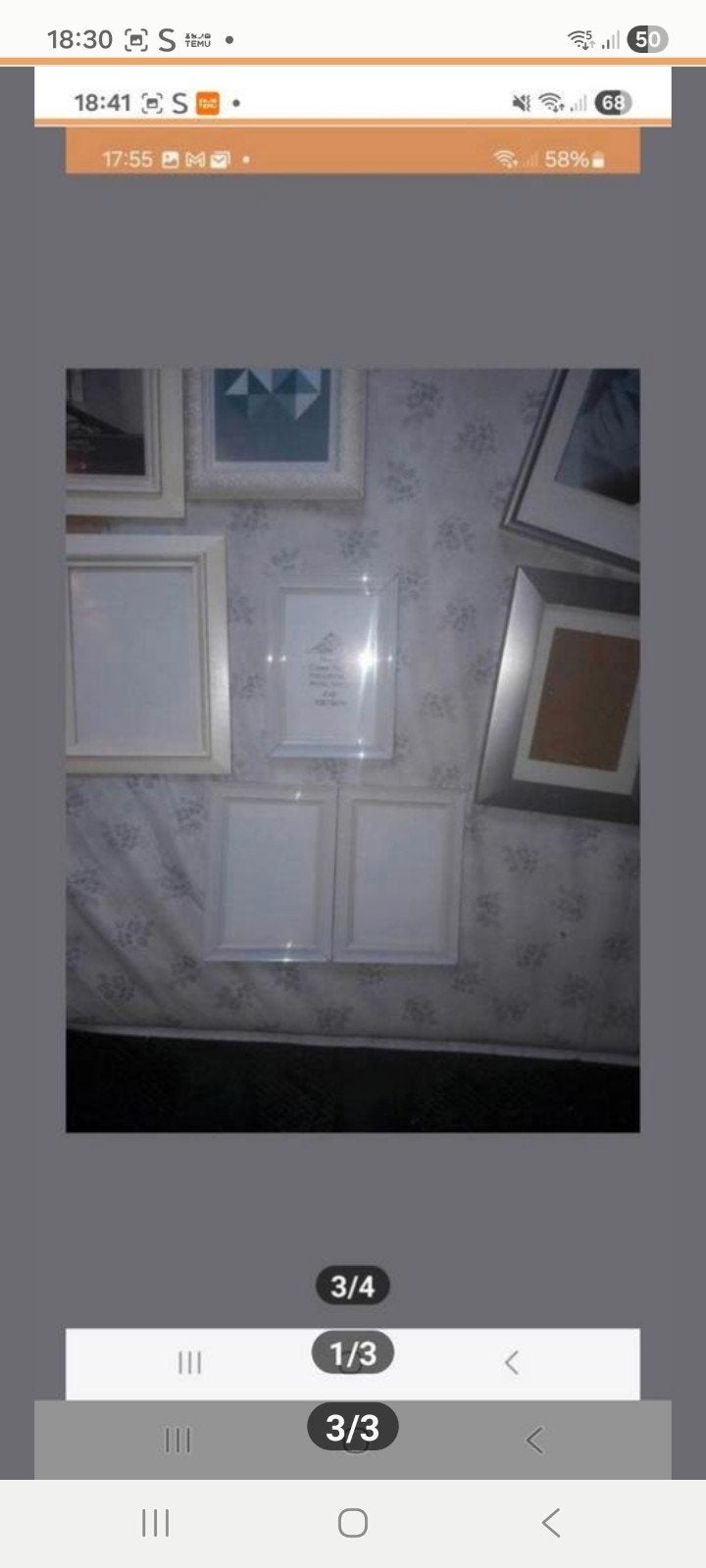 doos met foto lijsten, Ophalen of Verzenden