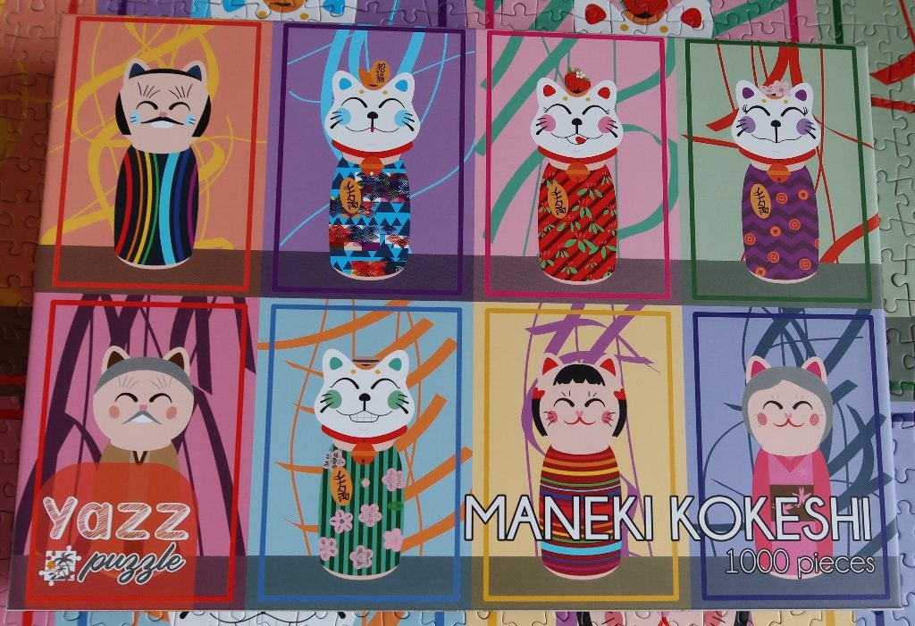 Legpuzzel Yazz – 1000 stukjes – Maneki Kokeshi, Ophalen of Verzenden, 500 t/m 1500 stukjes, Nieuw